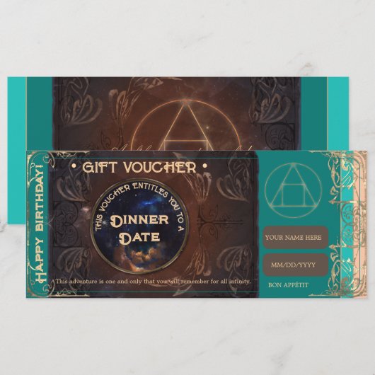 Geburtsjahrsgeschenkgutschein (Vorne/Hinten)