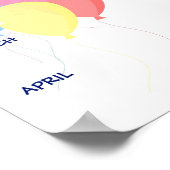 Geburtsjahrsunterschrift für die Erinnerung Poster (Ecke)