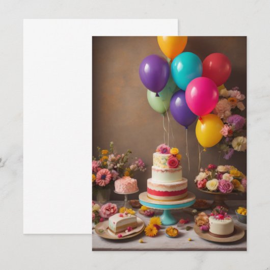 Geburtskarte (Vorne/Hinten)