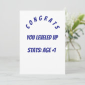 Geburtskarte (Stehend Vorderseite)