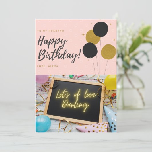 Geburtskarte (Stehend Vorderseite)