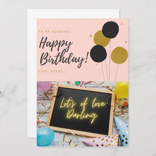 Geburtskarte (Vorne/Hinten)