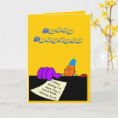 Geburtskarte 1 karte (Gelbe Blume)