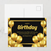 Geburtskarte 2025 postkarte (Vorne/Hinten)