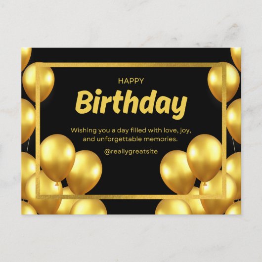 Geburtskarte 2025 postkarte (Vorderseite)