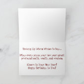 Geburtskarte "Alles Fleisch" Karte (Innenseite)