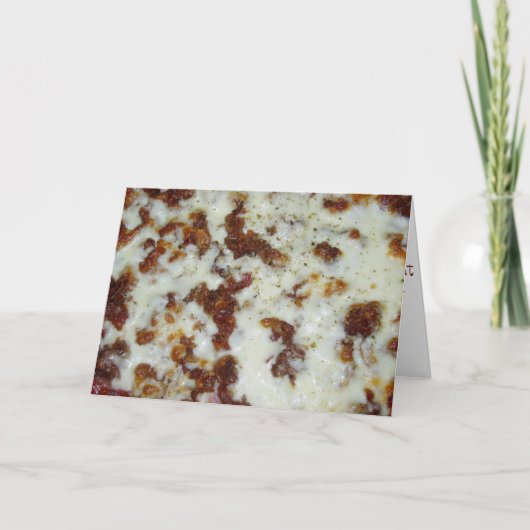 Geburtskarte "Alles Fleisch" Karte (Vorderseite)