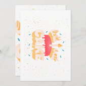 Geburtskarte Ankündigung (Vorne/Hinten)