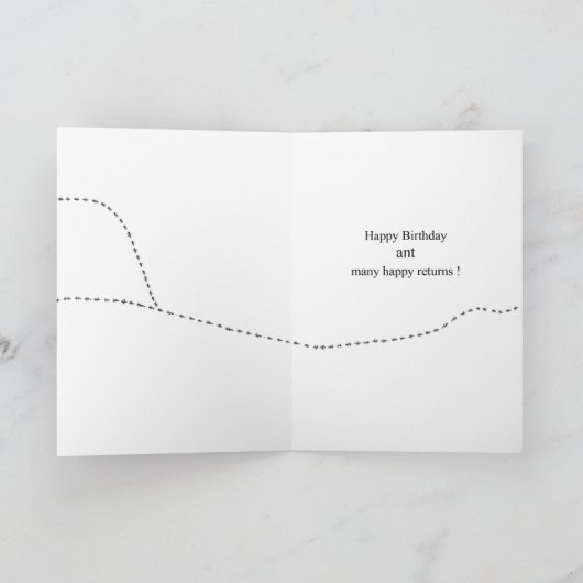 Geburtskarte "Ants" Karte (Innenseite)