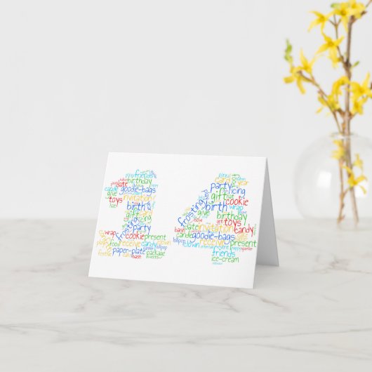 Geburtskarte B Karte (Gelbe Blume)