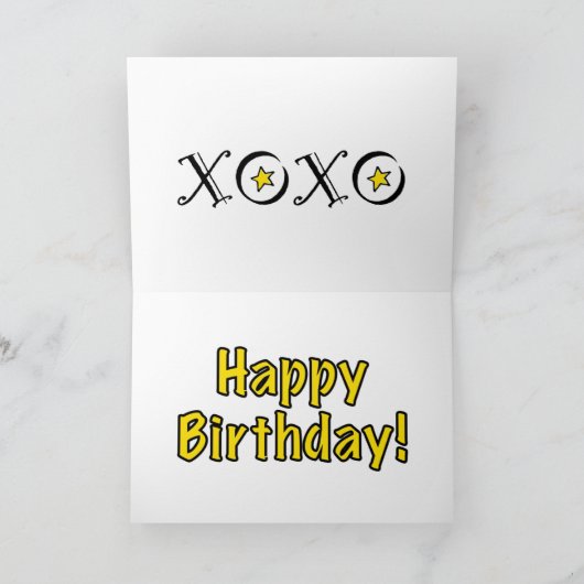 Geburtskarte Banana/Monkey Karte (Innenseite)