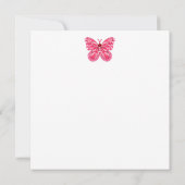 Geburtskarte Blume und Teacup-Karte von Gem Januar Einladung (Rückseite)