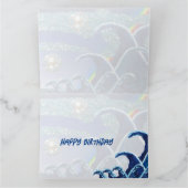 Geburtskarte | Bondi Beach, Sydney Australien Karte (Innenseite)