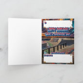 Geburtskarte Cartoon BMX Karte (Innenseite)