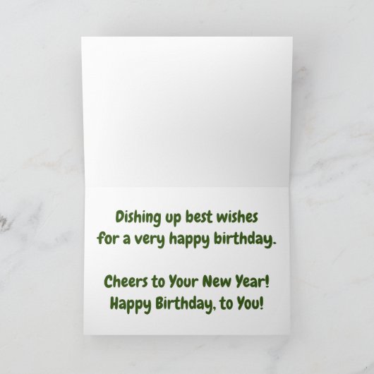 Geburtskarte "Ceviche" Karte (Innenseite)