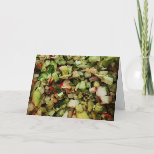 Geburtskarte "Ceviche" Karte (Vorderseite)