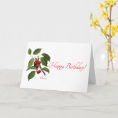 Geburtskarte "Cherries" Karte (Gelbe Blume)