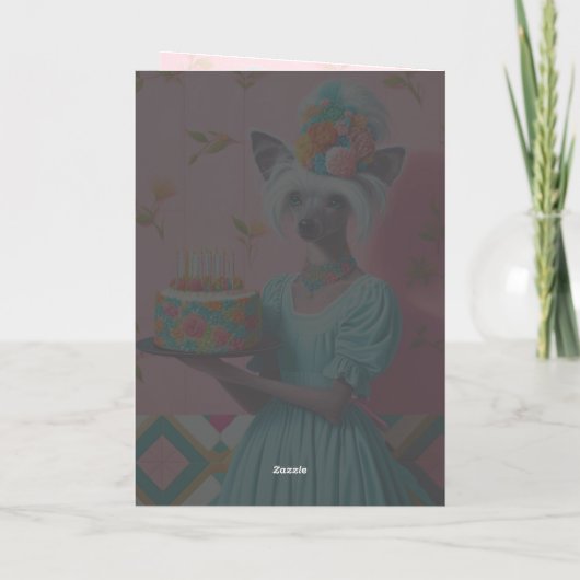 Geburtskarte | Chinesischer Mutterkuchen Karte (Rückseite)