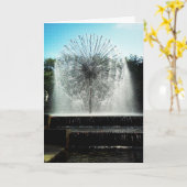 Geburtskarte "Dandelion Fountain" Karte (Gelbe Blume)
