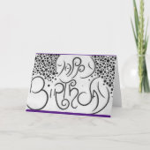 Geburtskarte Dankeskarte (Vorderseite)