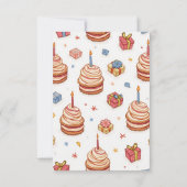 Geburtskarte Dankeskarte (Rückseite)