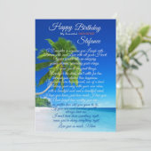 Geburtskarte der Erwachsenen-Tochter (Stehend Vorderseite)