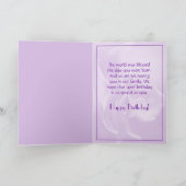 Geburtskarte der Familie Karte (Innenseite)