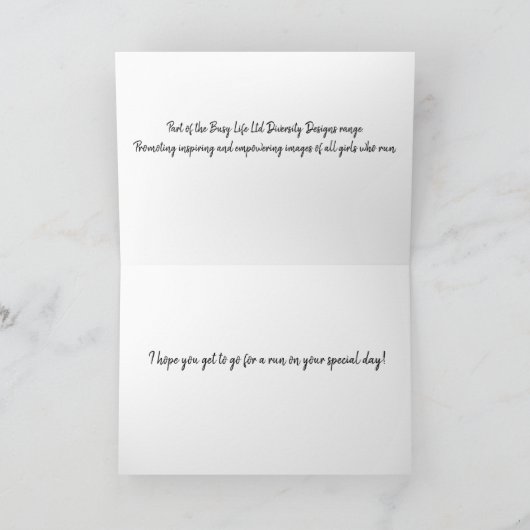 Geburtskarte der Mutter Buggy Karte (Innenseite)