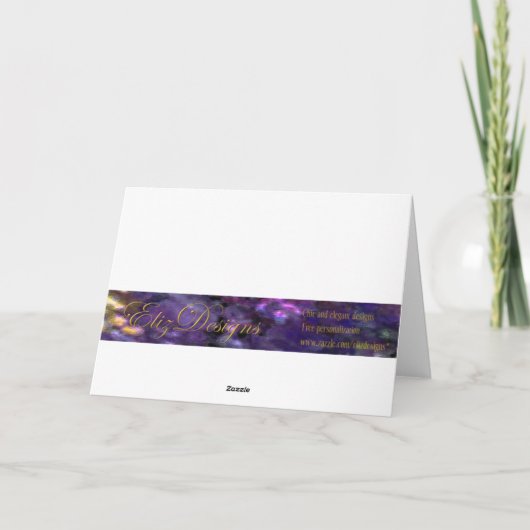 Geburtskarte der Mutter Karte (Rückseite)