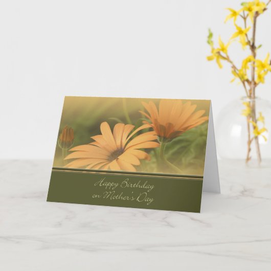 Geburtskarte der Mutter Karte (Gelbe Blume)