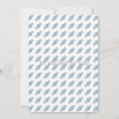 Geburtskarte der niedlichen muslimischen Familie Einladung (Rückseite)