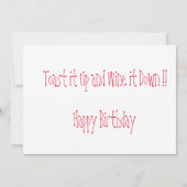 Geburtskarte der Schwester Dankeskarte (Rückseite)