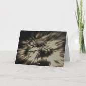 Geburtskarte der Sternexplosion Karte (Rückseite)