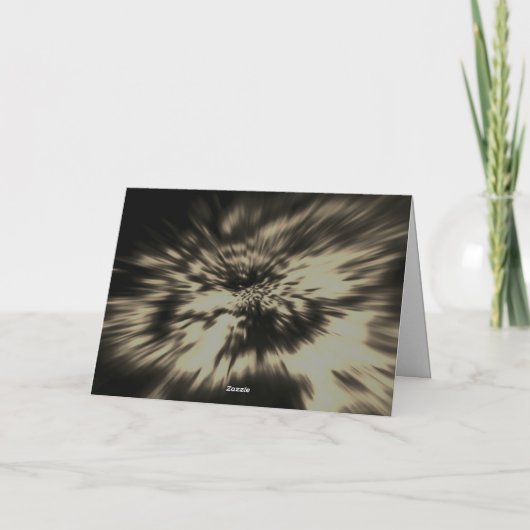 Geburtskarte der Sternexplosion Karte (Rückseite)