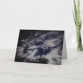 Geburtskarte der Sternexplosion Karte (Rückseite)