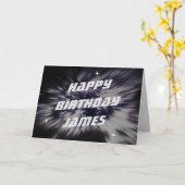 Geburtskarte der Sternexplosion Karte (Gelbe Blume)