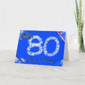 Geburtskarte des 80. Spitfire Karte (Vorderseite)