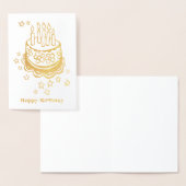 Geburtskarte des Cake Foil Folienkarte (Anzeige)