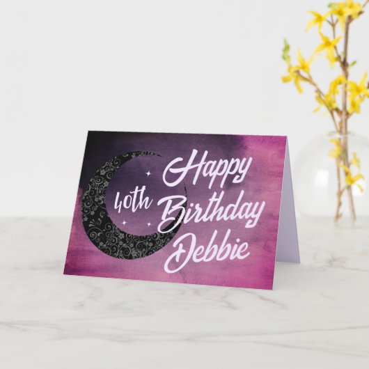 Geburtskarte des Celestis und Alter Karte (Gelbe Blume)