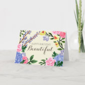 Geburtskarte des französischen Landes Karte (Vorderseite)