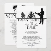 Geburtskarte des Generalunternehmers (Vorne/Hinten)