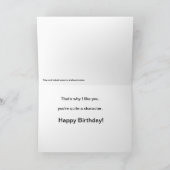 Geburtskarte des Hundes Karte (Innenseite)