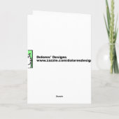 Geburtskarte des Hundes Karte (Rückseite)