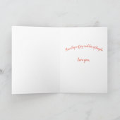 Geburtskarte des Kindes Karte (Innenseite)