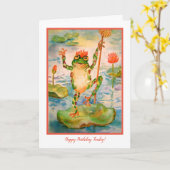 Geburtskarte des Kindes Karte (Gelbe Blume)