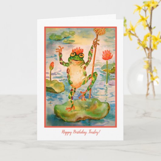 Geburtskarte des Kindes Karte (Gelbe Blume)