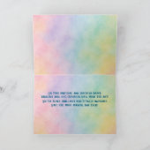 Geburtskarte des Kindes - Party - Geschenke Dankeskarte (Innenseite)