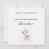 Geburtskarte des kleinen Bruders Einladung (Vorderseite)