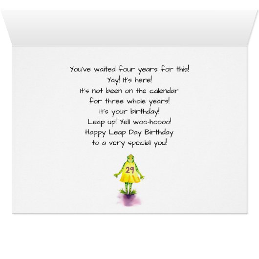 Geburtskarte des Leasingjahres (Innenansicht Horizontal (Unten))