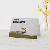 Geburtskarte des Luftfahrzeugs Karte (Gelbe Blume)